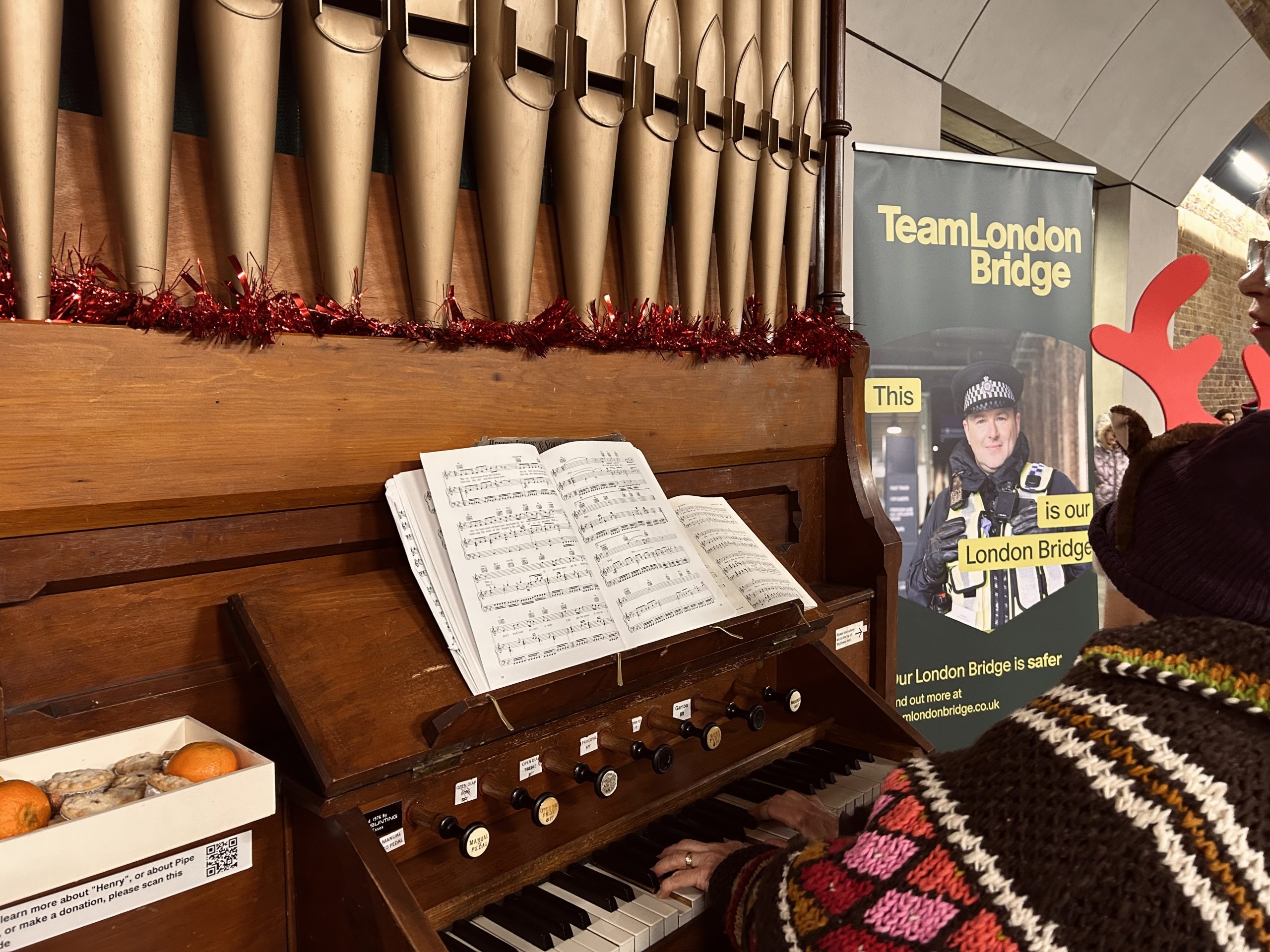 Festive Organ Recitals at London Bridge Station