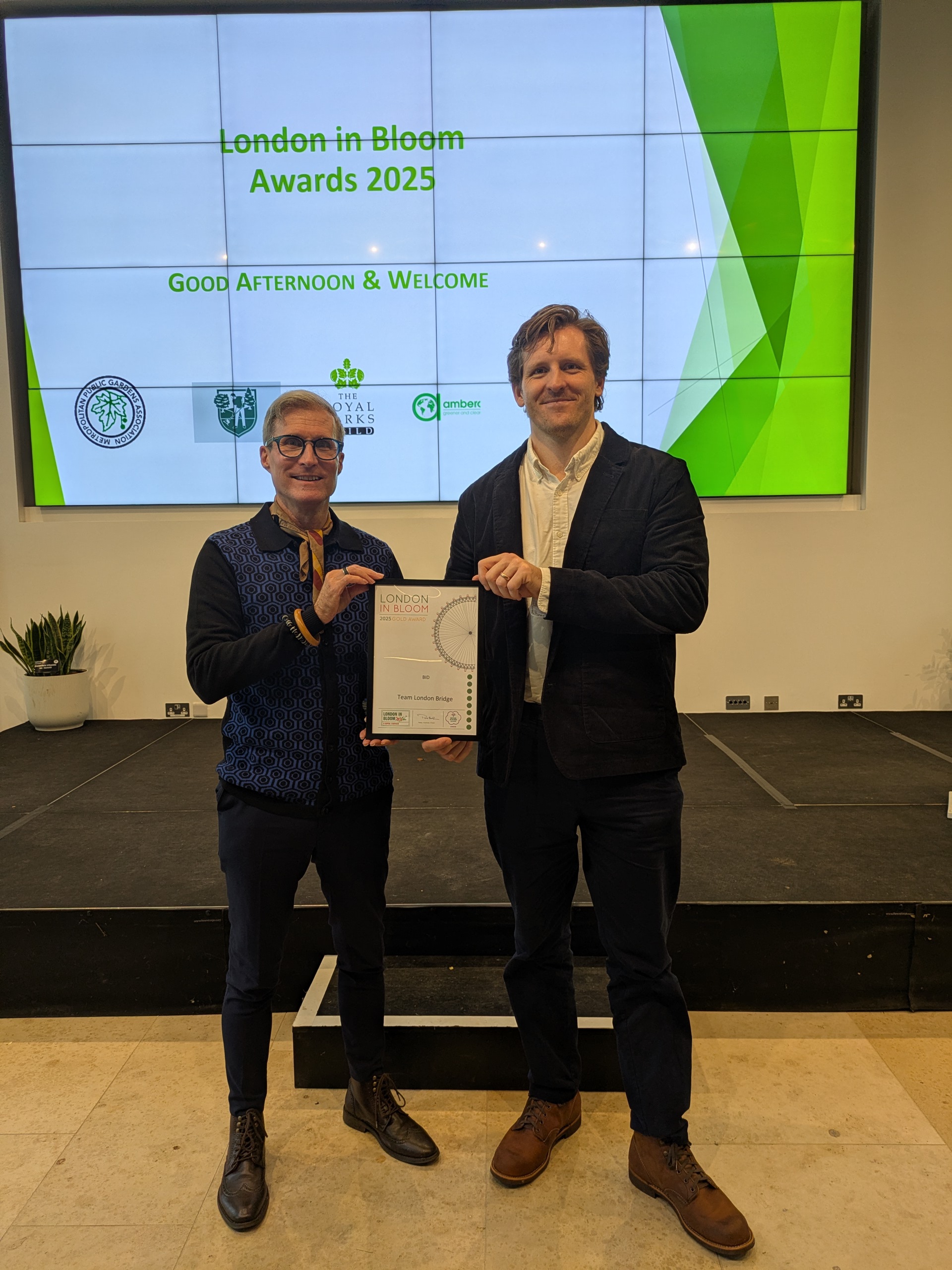 Team London Bridge awarded GOLD at London in Bloom Awards