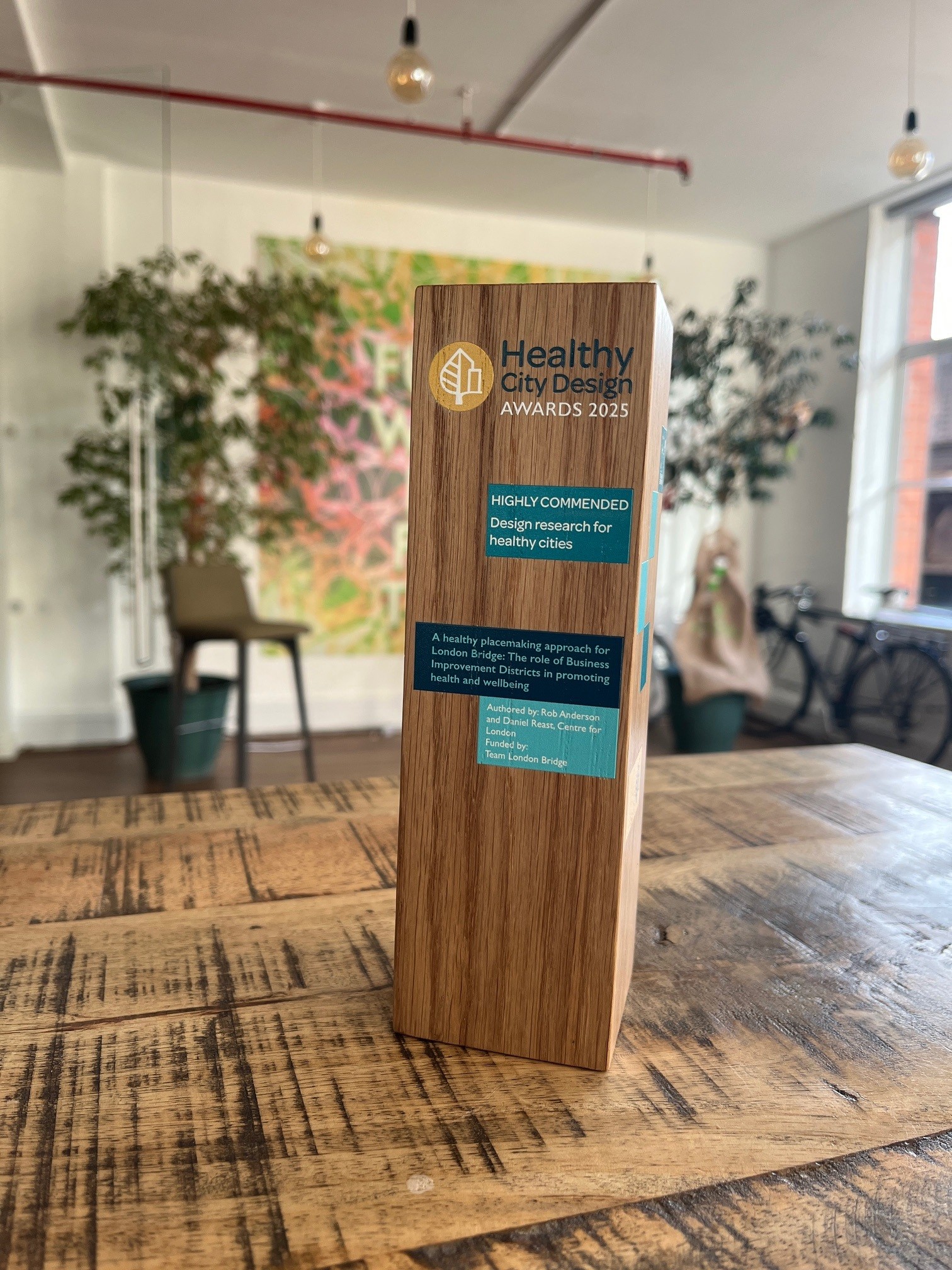 Our Healthy Place Making Research is Highly Commended at Healthy City Design Awards