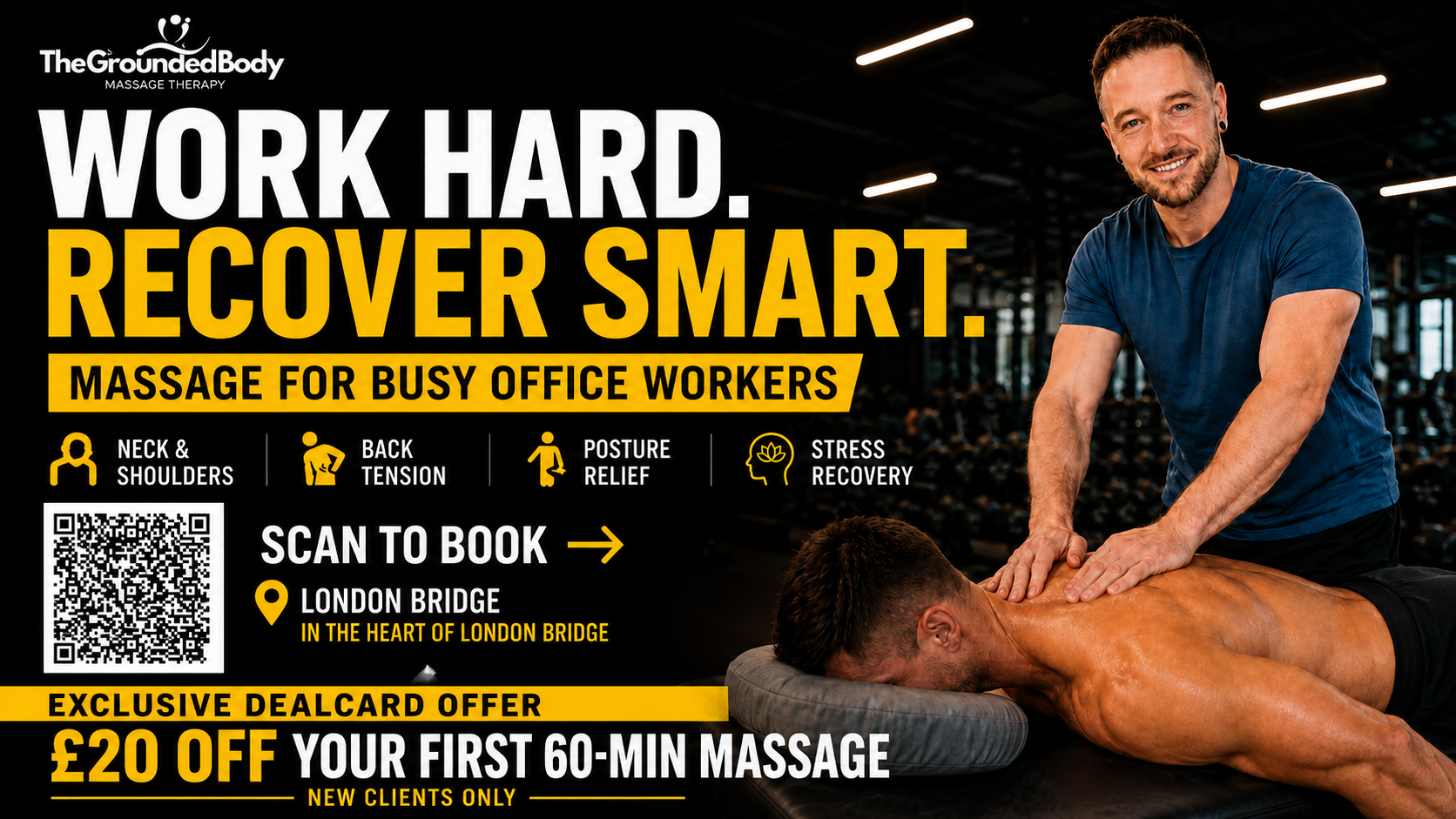 £20 Off Massage at The Grounded Body